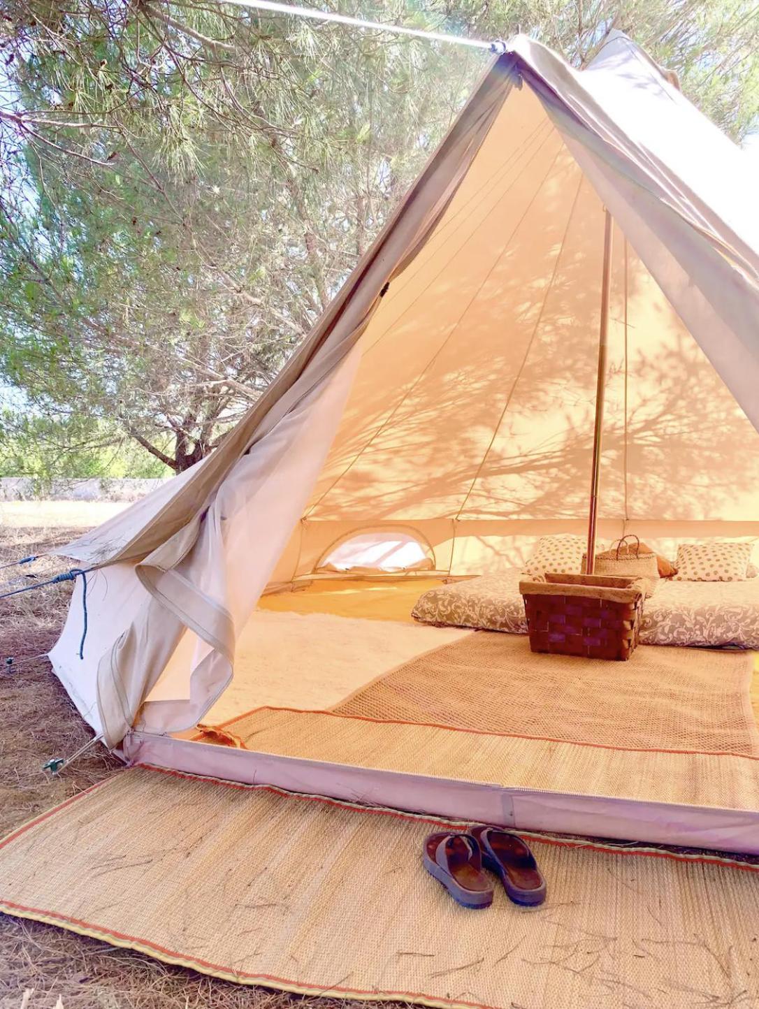 Glamping On Organic Yoga Farm With Natural Swimming Pool Near Beach Moncarapacho Exteriér fotografie
