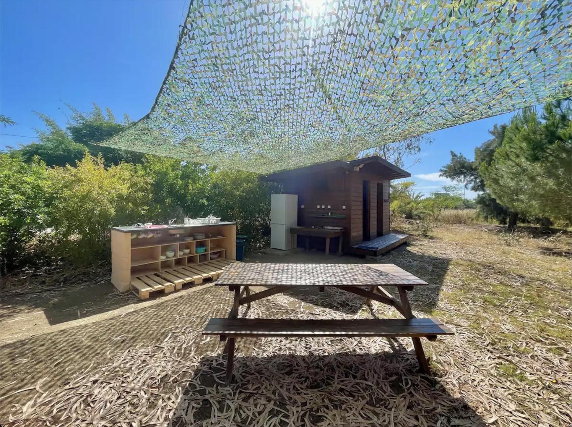 Glamping On Organic Yoga Farm With Natural Swimming Pool Near Beach Moncarapacho Exteriér fotografie