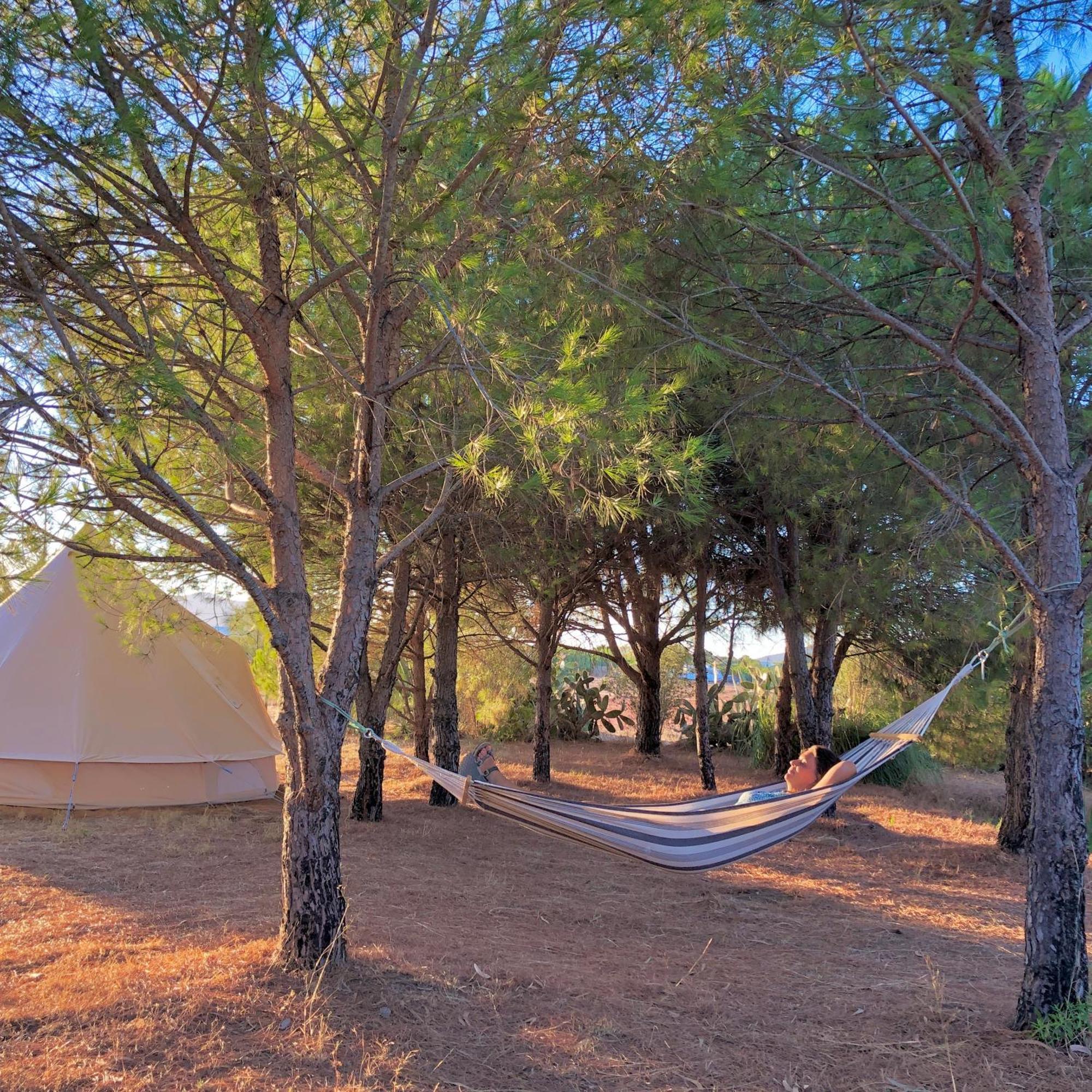 Glamping On Organic Yoga Farm With Natural Swimming Pool Near Beach Moncarapacho Exteriér fotografie