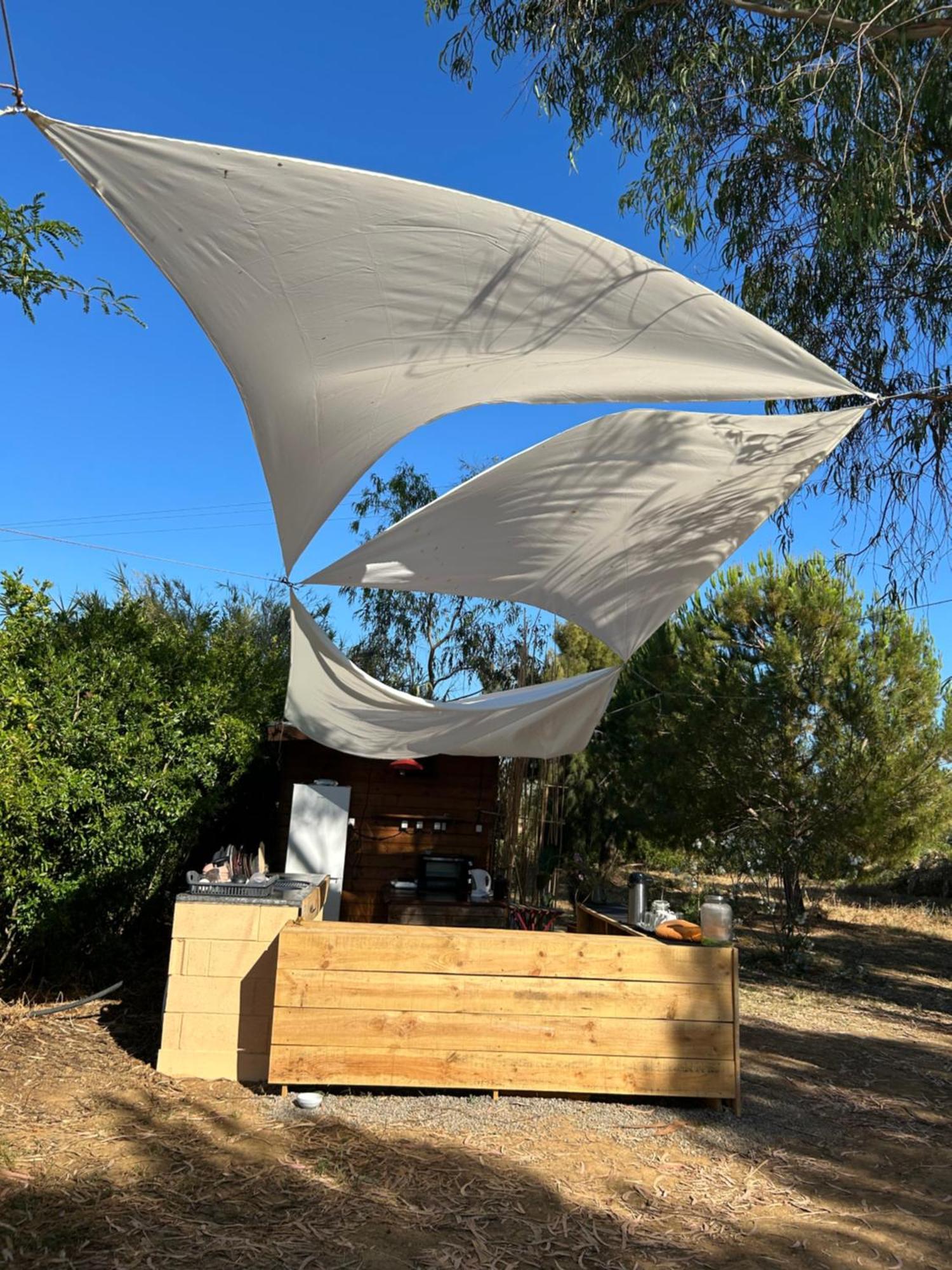 Glamping On Organic Yoga Farm With Natural Swimming Pool Near Beach Moncarapacho Exteriér fotografie